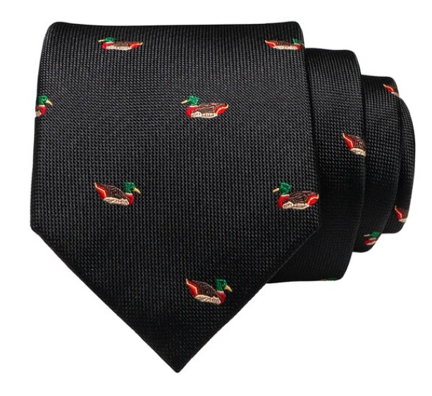 Black Duck Neck Tie