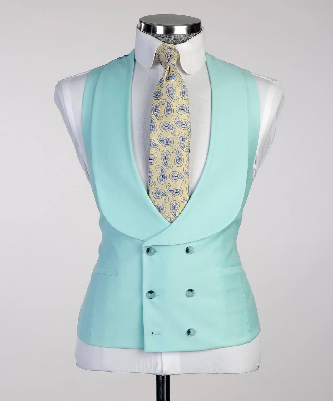 Pale Blue 3 Piece Suit